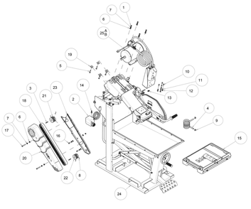 Part Location Diagram of 161135 MK Diamond Pulley, 16j28 X 1.0 Bore